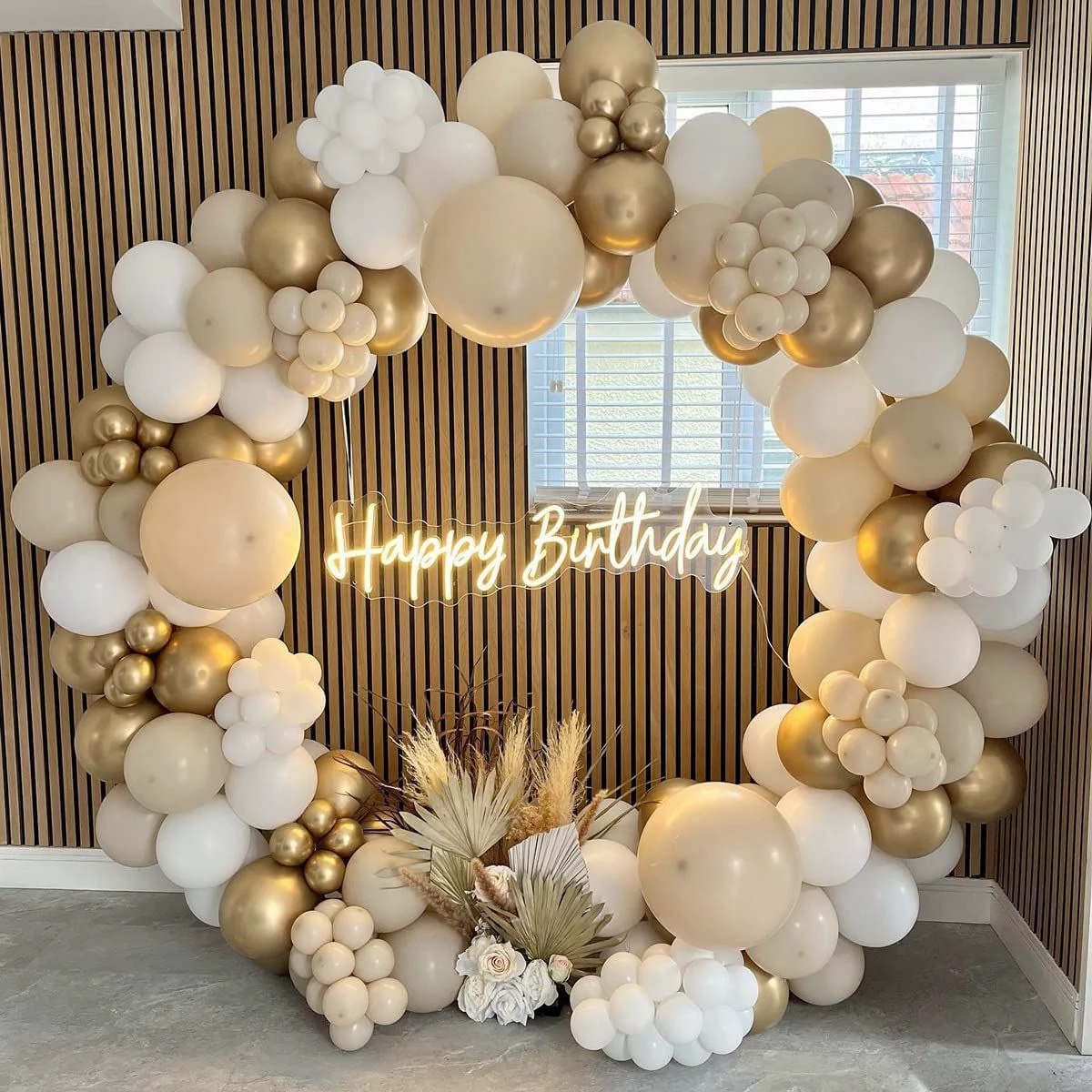 Gold balloon arch inspiration